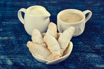 Homemade cookies twisted
