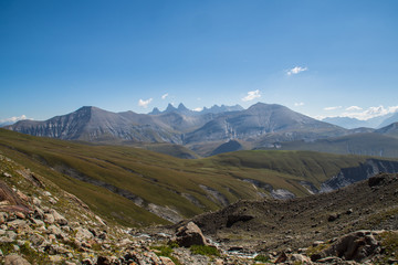 Massif de l'Oisans - Lac des Quirlies - Isère.