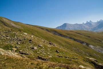 Massif de l'Oisans - Lac des Quirlies - Isère.