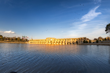 Khaju-brug, Isfahan, Iran