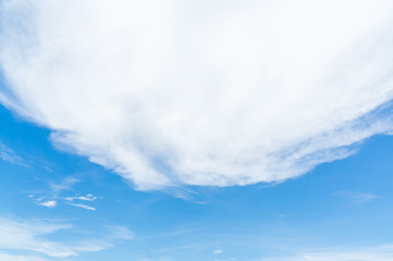 blue sky with cloud