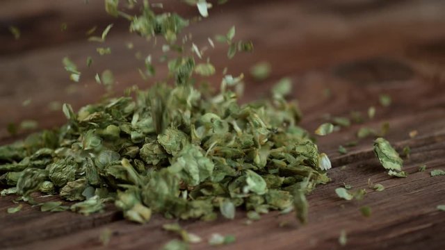Pouring hops , slow motion, shot on Phantom Flex 4K