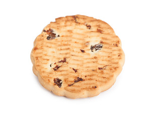 Single cookie with raisins