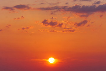 Abendstimmung mit Wolken