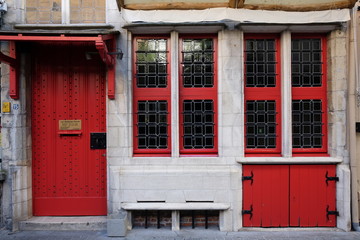 Front of a pub in Antwerp