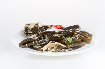 kelp isolated on white background