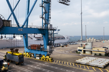 Freight Dock in Commercial Harbor