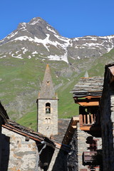 Village de Bonneval-sur-Arc, Vanoise, Savoie, France