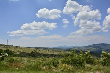 The landscape near the village of Ljubinje  in Republika Srpska, Bosnia and Herzegovina.
