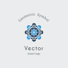 Fototapeta premium Vector geometric symbol