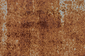 Background. The texture of the old rusty metal plate with cracked paint