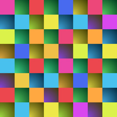 Abstract colorful background of squares.