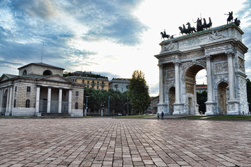 Obraz premium Arco della Pace || Milano