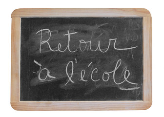 Obraz premium Retour à i'école