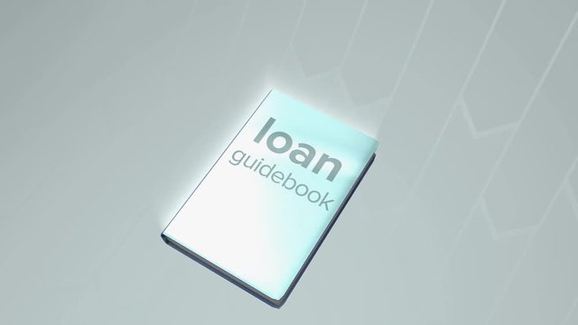 Computer generated, Loan guidebook zoom in animation	