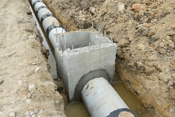 sanitary sewer drainage system development