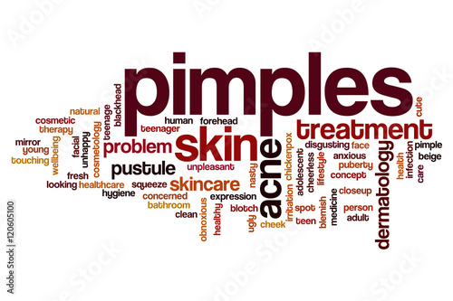 Image result for pimples word