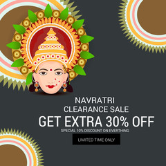 happy navratir celebration background