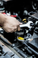 Obraz premium mechanical workshop