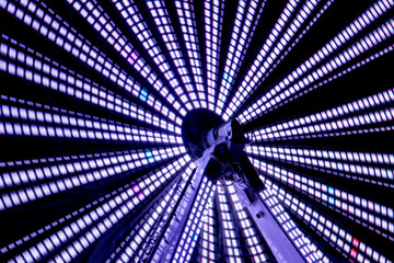 Night Long Exposure Amusement Park