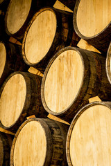 Fototapeta premium Wine barrels