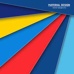 Vector material design background. Abstract creative concept layout template. For web and mobile app, paper art illustration design. style blank, poster, booklet. Motion wallpaper element. Flat ui.