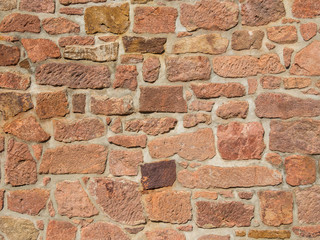 Alte Stein Mauer Naturstein