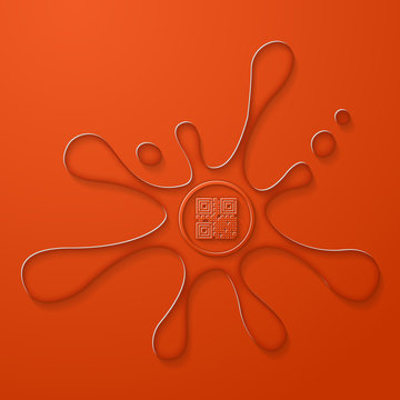 ikona plama wody wektor 