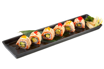 Japanese maki sushi set