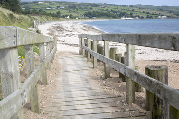 Fototapeta premium Beach; Cushendun; County Antrim