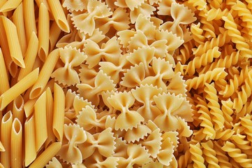 Raw Pasta background