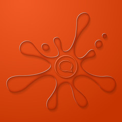 ikona plama wody wektor  © vempireart