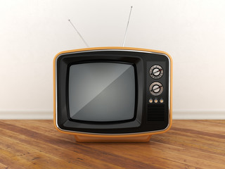 3D rendering old tv