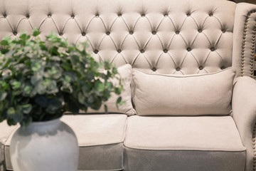 Contemporary style fabric sofa - 120623376