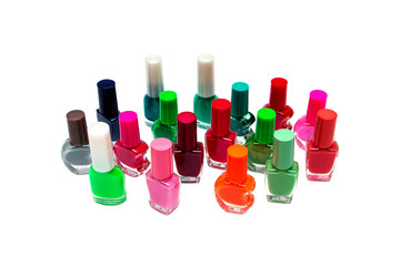 colored nail polish