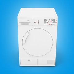 dryer machine on gradient background 3d