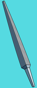 Triangular file tool