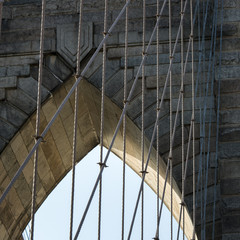 Naklejka premium Brooklyn Bridge, New York City