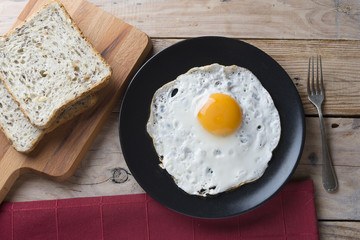 Eggs fried