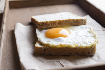 Eggs fried
