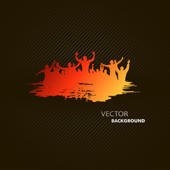 Banner for sports championships and concerts