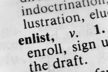 Obraz premium Enlist