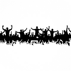 Advertising poster for sports championships and music concerts