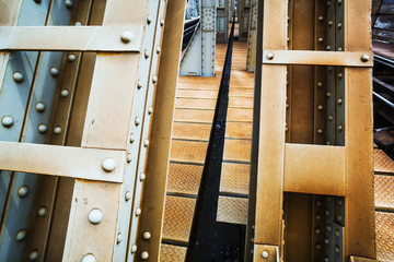 Rusty metal structure