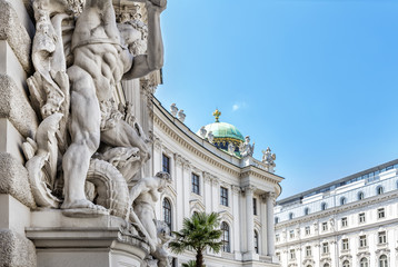 Michaelertrakt palace, Hofburg in Vienna, Austria.
