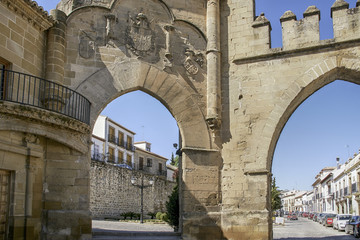 Fototapeta na wymiar municipio monumental de Baeza en la provincia de Jaén, Andalucía