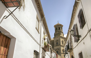municipio monumental de Baeza en la provincia de Jaén, Andalucía