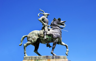 Obraz premium equestrian statue of Francisco Pizarro, Trujillo, Spain