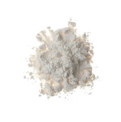 Obraz na płótnie Canvas Dry cream powder, isolated on white