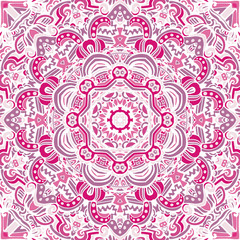 vintage pink mandala background
